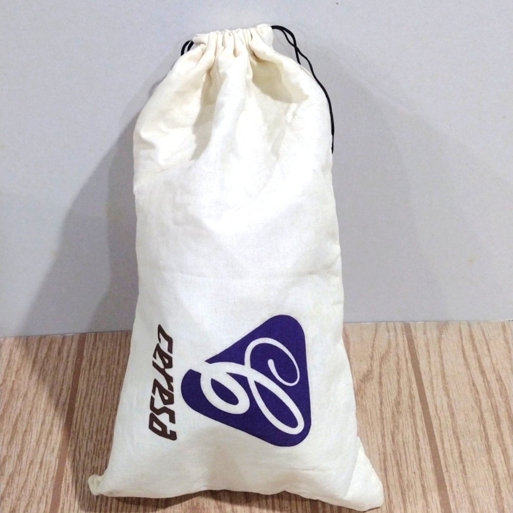 Ceresa Off-white Drawstring Storage Dust Bag  10 x 16 inches
